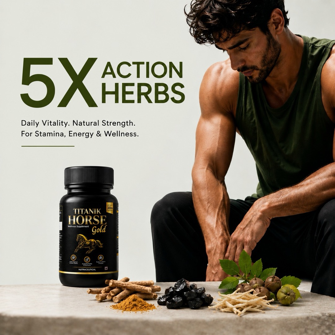 Titanik Horse Gold — daily vitality, natural strength, for stamina, energy and wellness